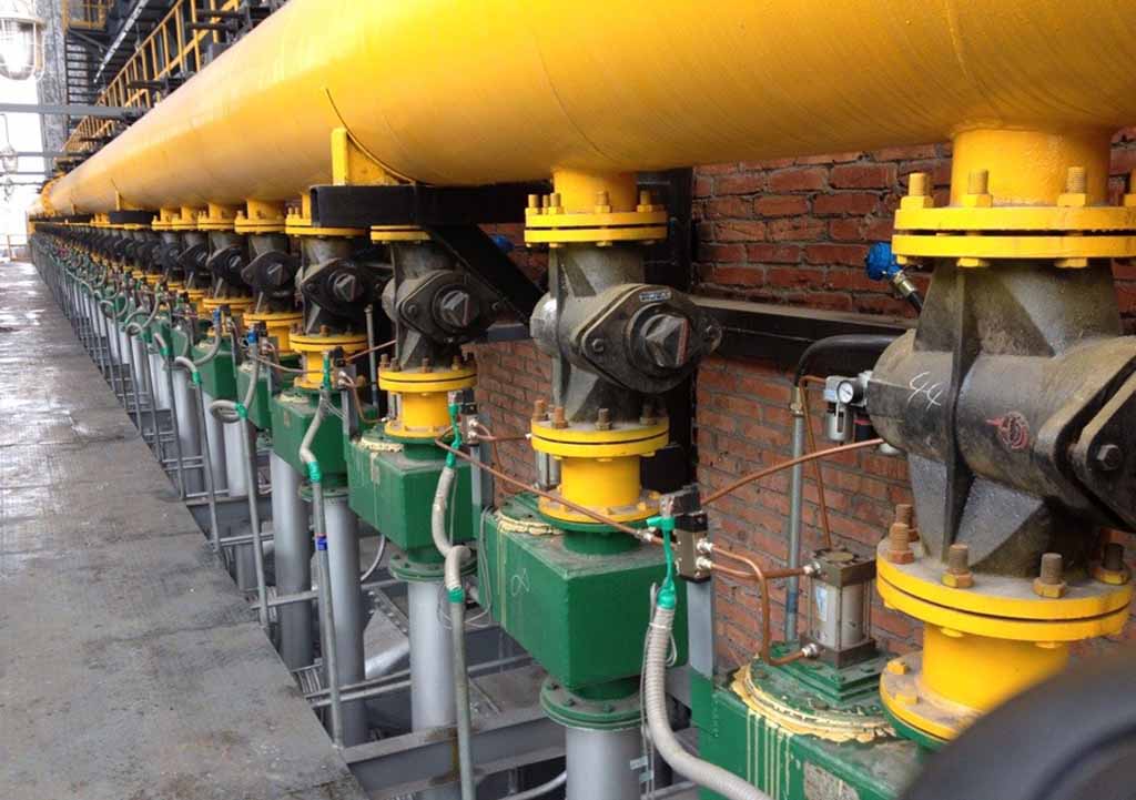 煤氣快切閥安裝